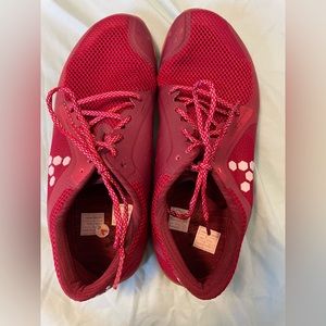 Red/Burgundy Vivobarefoot Running Shoes